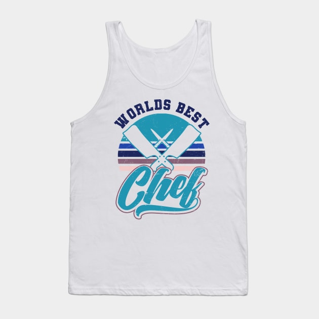 Chef Knife T Shirt | Worlds Best Chef Gift Tank Top by Gawkclothing